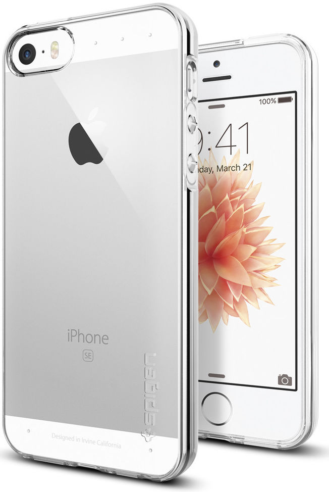 Spigen Liquid Armor Hoesje iPhone SE Transparant afbeelding 1