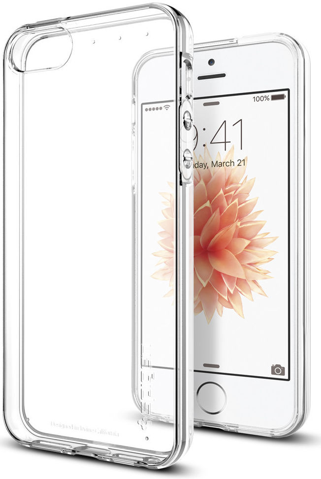 Spigen Liquid Armor Hoesje iPhone SE Transparant afbeelding 7