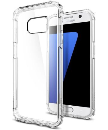 Spigen Crystal Shell Hoesje Samsung Galaxy S7 Crystal Clear Hoesjes
