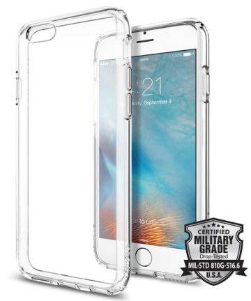 Spigen Ultra Hybrid Case Apple iPhone 6S Crystal Clear Hoesjes