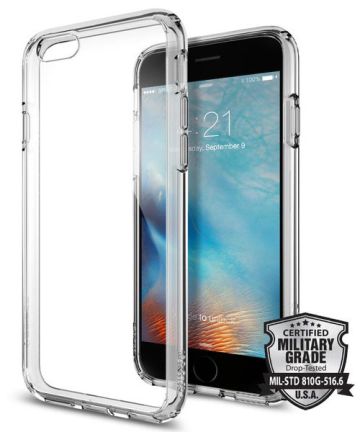 Spigen Ultra Hybrid Case Apple iPhone 6S Space Crystal Hoesjes