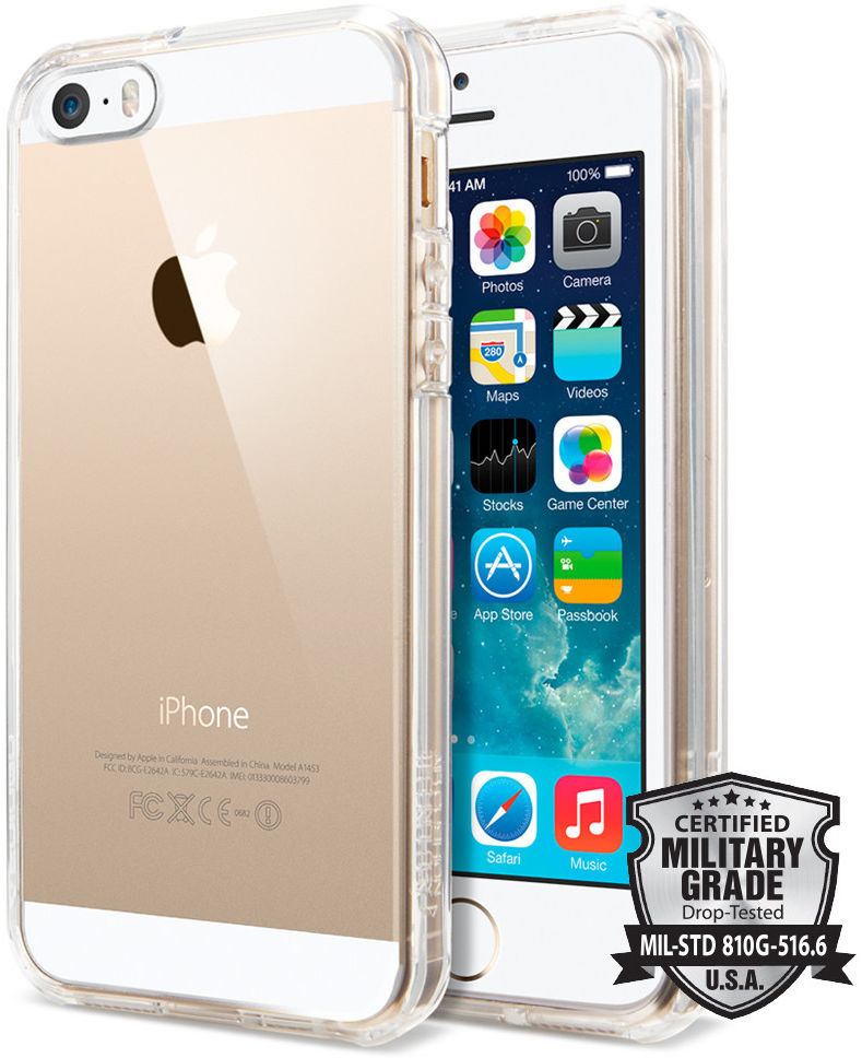 Spigen Ultra Hybrid Hoesje iPhone SE Transparant afbeelding 1