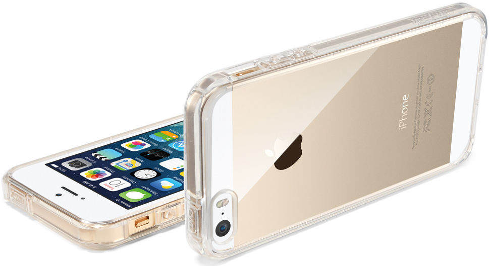 Spigen Ultra Hybrid Hoesje iPhone SE Transparant afbeelding 5