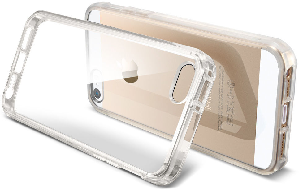 Spigen Ultra Hybrid Hoesje iPhone SE Transparant afbeelding 6