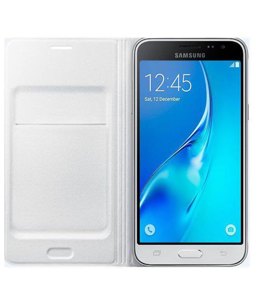 Samsung Galaxy J1 (2016) Wallet Case Wit afbeelding 1