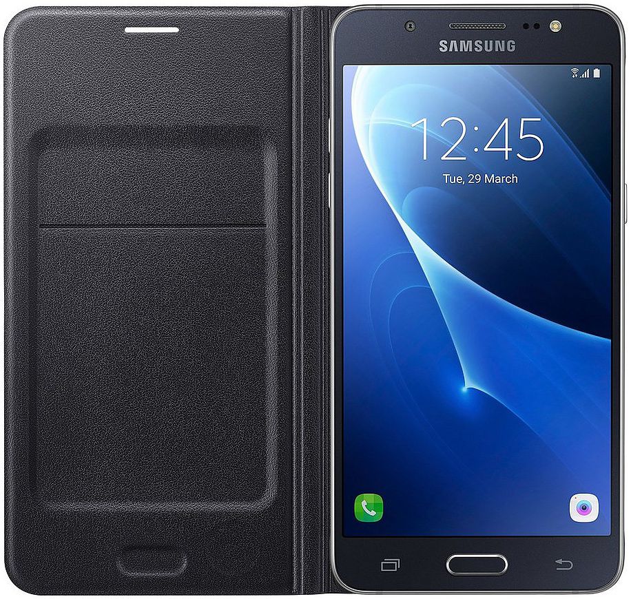 Samsung Galaxy J5 (2016) Wallet Case Zwart afbeelding 1