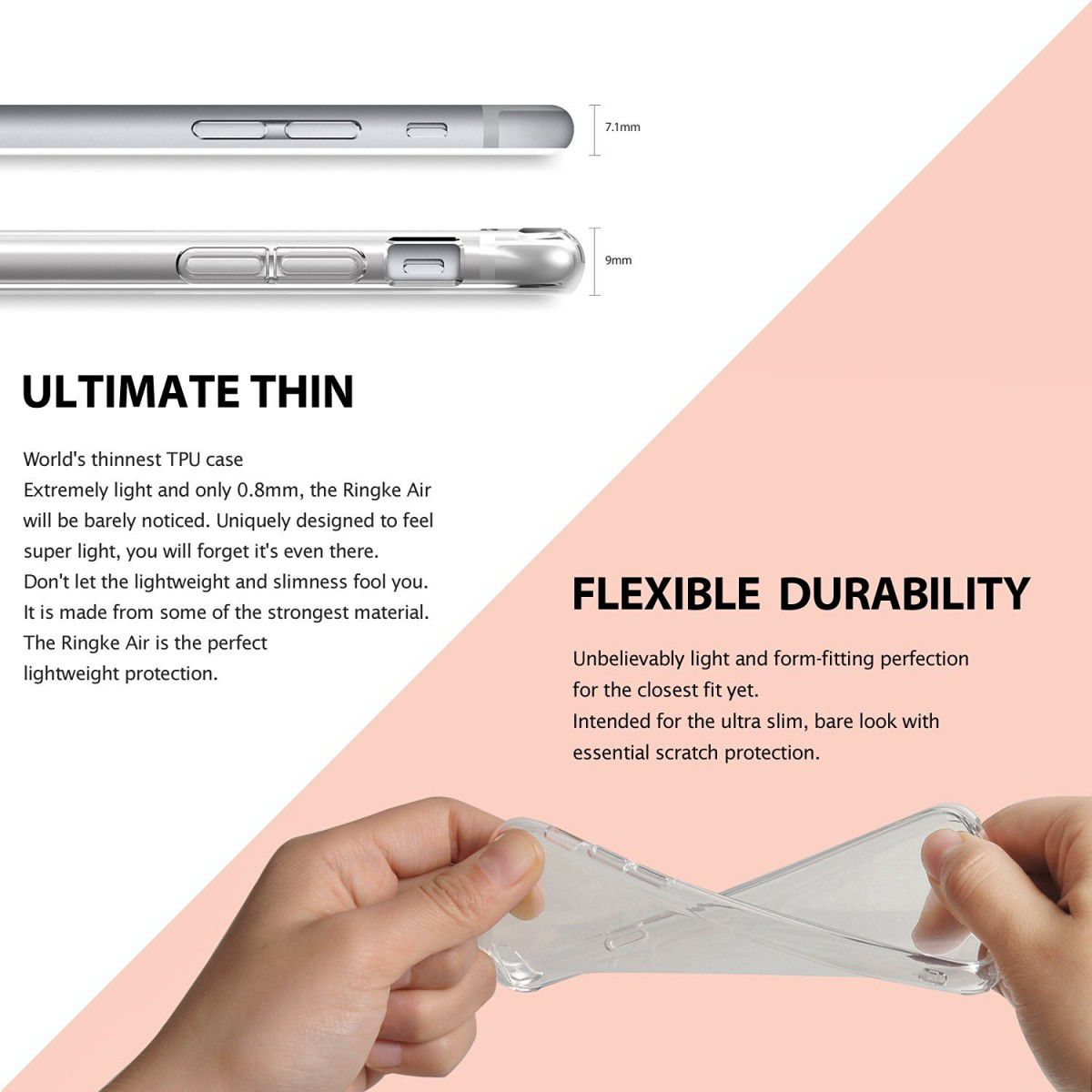 Ringke Air Apple iPhone 6S Hoesje Crystal View afbeelding 5