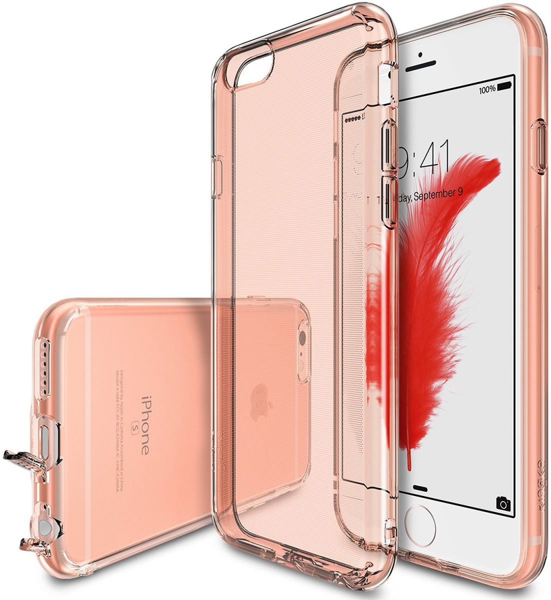 Ringke Air Apple iPhone 6S Hoesje Rose Gold afbeelding 1