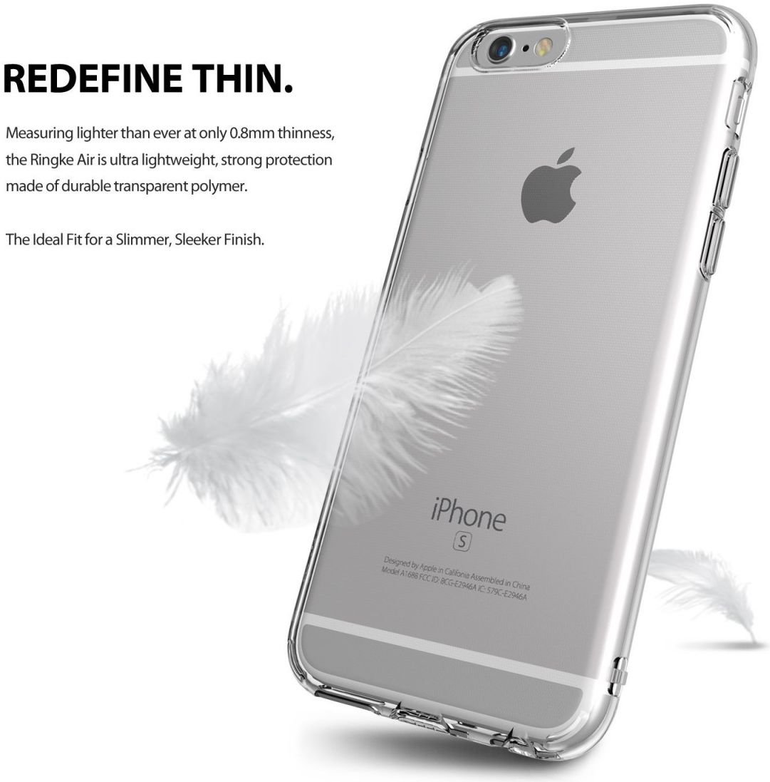 Ringke Air Apple iPhone 6S Hoesje Rose Gold afbeelding 3