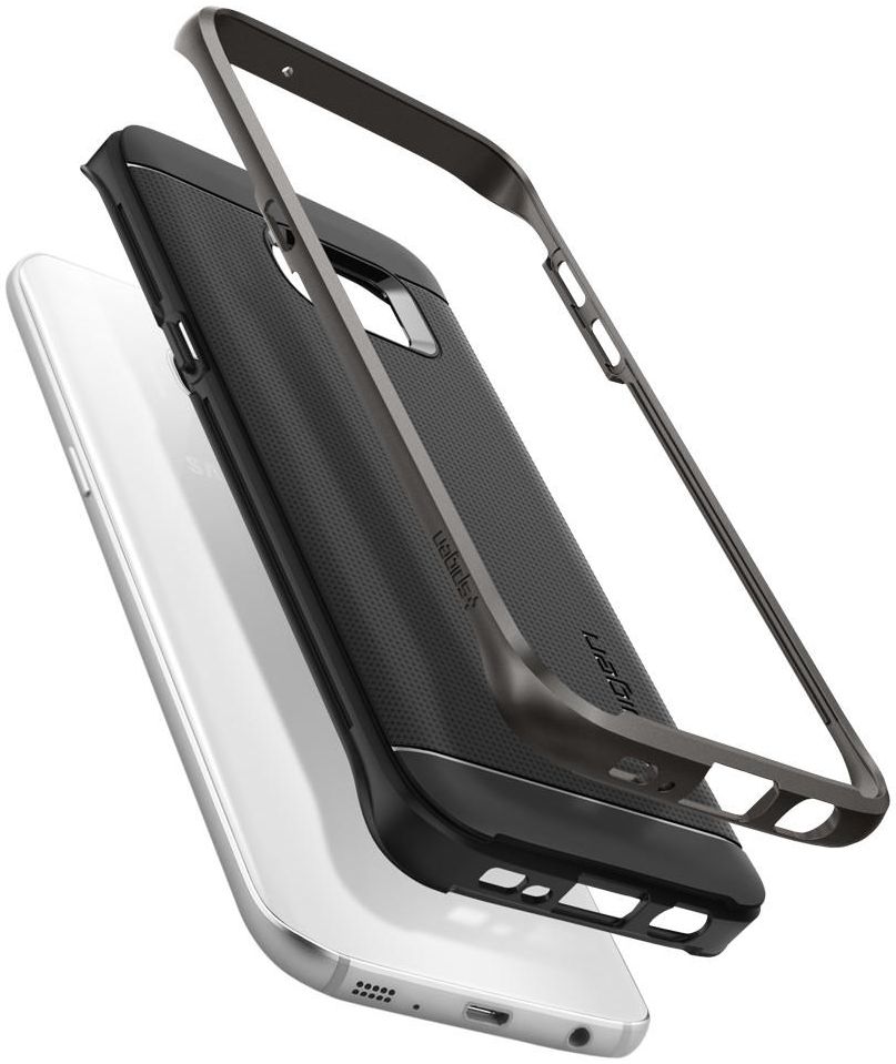 Spigen Neo Hybrid Hoesje Galaxy S7 Edge Gunmetal afbeelding 5