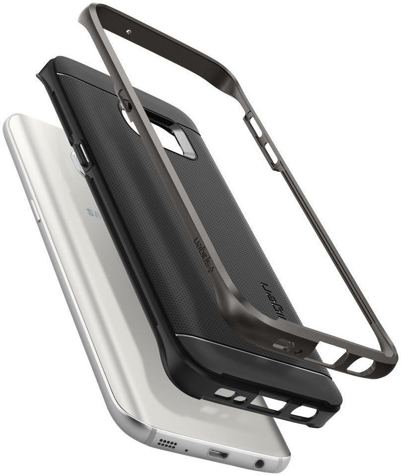 Spigen Neo Hybrid Hoesje Galaxy S7 Edge Gunmetal afbeelding 9