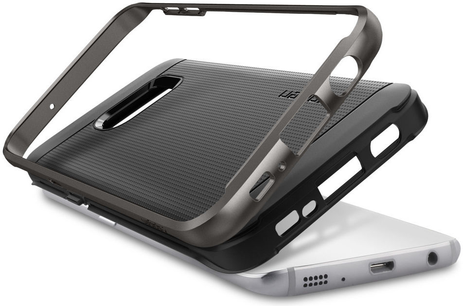 Spigen Neo Hybrid Hoesje Galaxy S7 Edge Gunmetal afbeelding 18