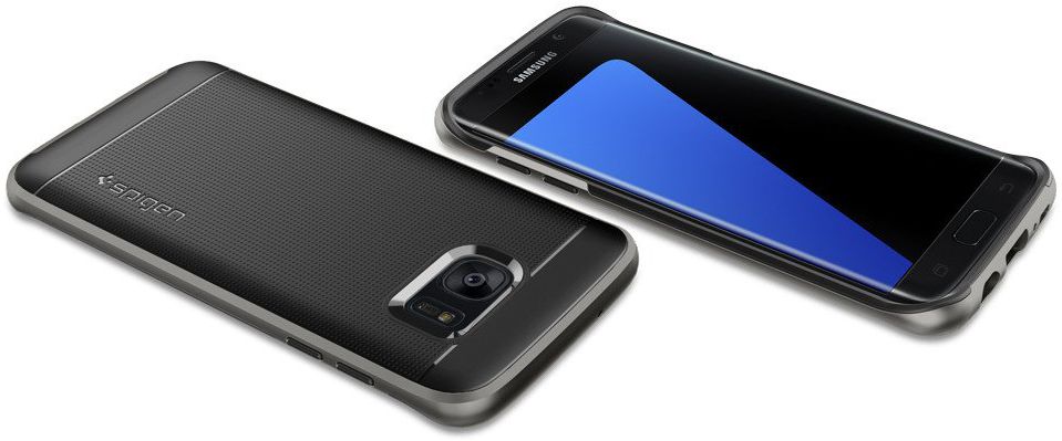 Spigen Neo Hybrid Hoesje Galaxy S7 Edge Gunmetal afbeelding 17