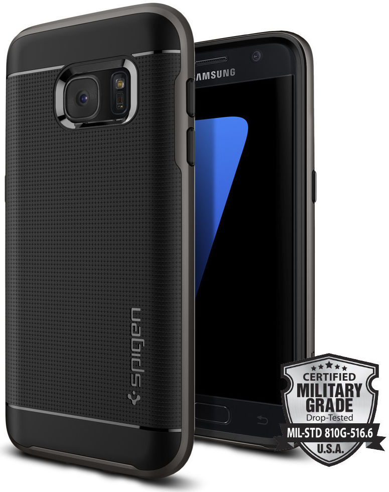 Spigen Neo Hybrid Hoesje Galaxy S7 Gunmetal afbeelding 1