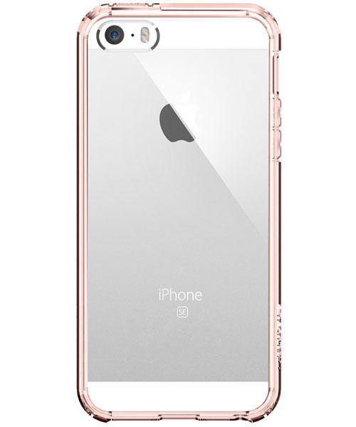 Spigen Ultra Hybrid Hoesje iPhone SE Rose Crystal afbeelding 6