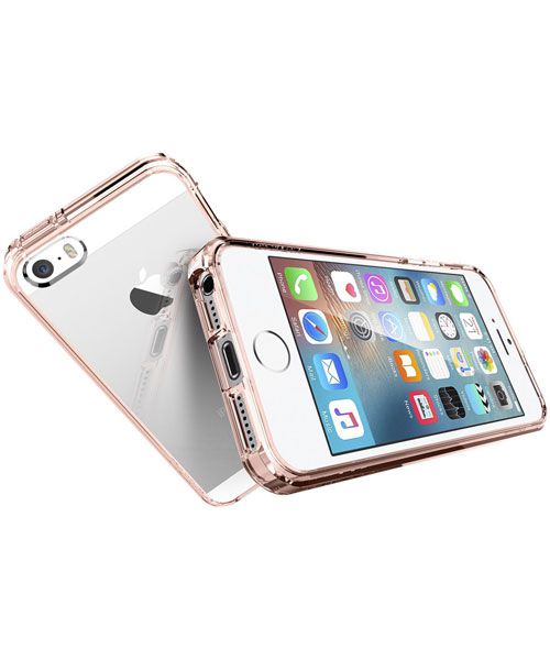 Spigen Ultra Hybrid Hoesje iPhone SE Rose Crystal afbeelding 8