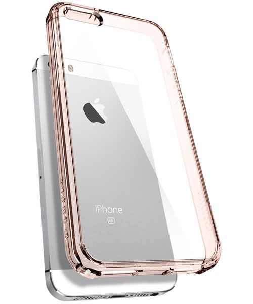 Spigen Ultra Hybrid Hoesje iPhone SE Rose Crystal afbeelding 7