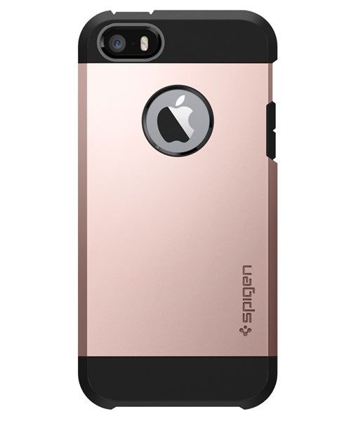 Spigen Tough Armor Hoesje iPhone SE Rose Gold afbeelding 5