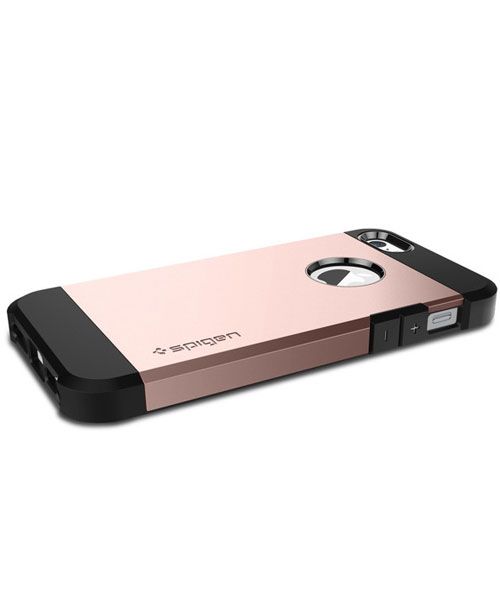 Spigen Tough Armor Hoesje iPhone SE Rose Gold afbeelding 6