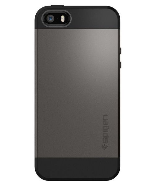 Spigen Slim Armor Hoesje iPhone SE Gunmetal afbeelding 6