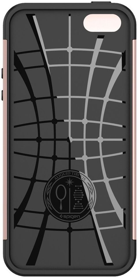 Spigen Slim Armor Hoesje iPhone SE Rose Gold afbeelding 3