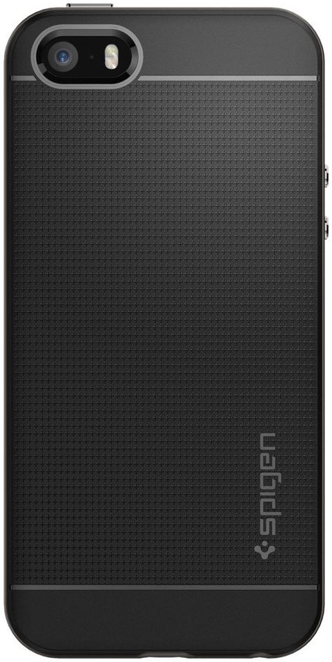 Spigen Neo Hybrid Hoesje iPhone SE Gunmetal afbeelding 3