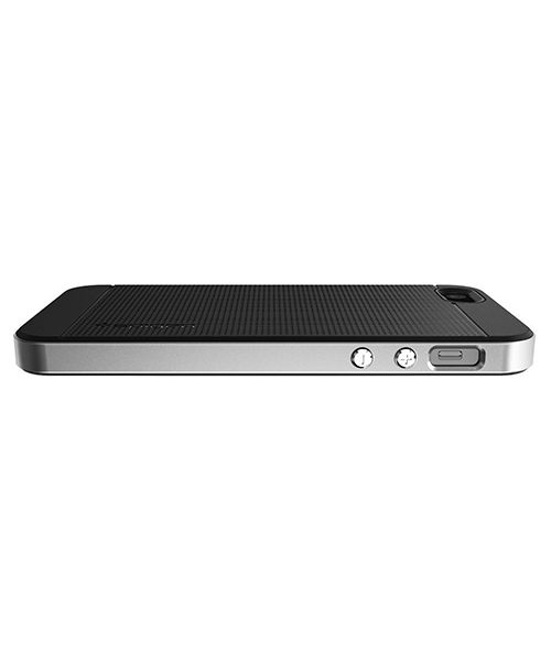 Spigen Neo Hybrid Hoesje iPhone SE Satin Silver afbeelding 7