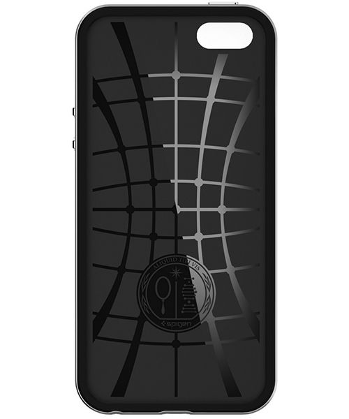 Spigen Neo Hybrid Hoesje iPhone SE Satin Silver afbeelding 8