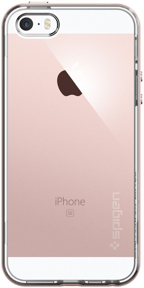 Spigen Neo Hybrid Crystal Hoesje iPhone SE Rose Gold afbeelding 2
