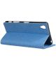 Sony Xperia X Linen Wallet Case Blauw