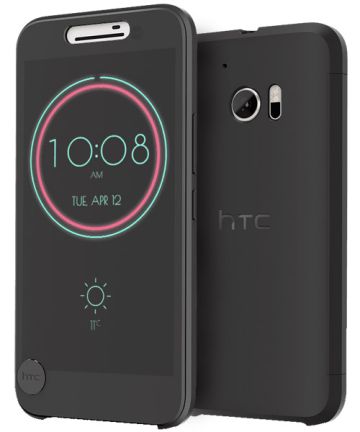 Origineel HTC 10 Hoesje Ice View Zwart Hoesjes