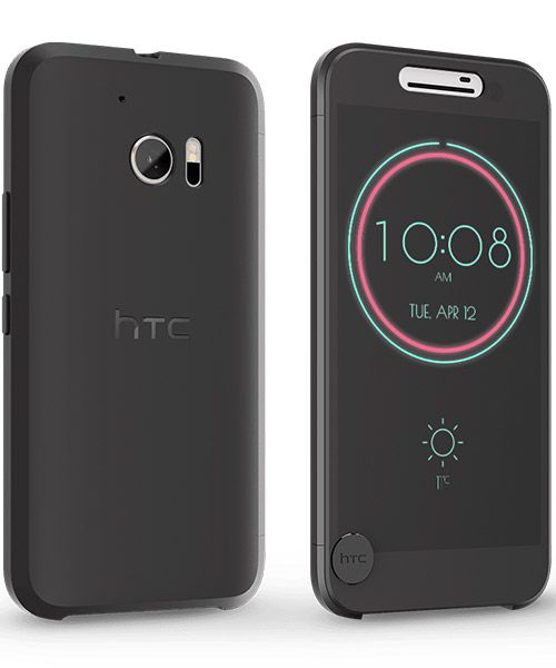 spijsvertering diep complexiteit Origineel HTC 10 Hoesje Ice View Zwart | GSMpunt.nl