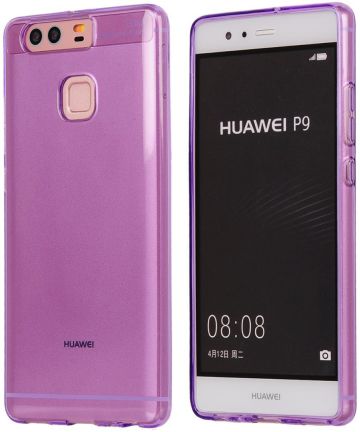 Huawei P9 TPU Hoesje Paars Hoesjes
