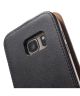 Samsung Galaxy S7 Flip Hoesje Verticaal Zwart