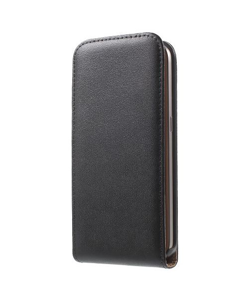 Samsung Galaxy S7 Flip Hoesje Verticaal Zwart afbeelding 3