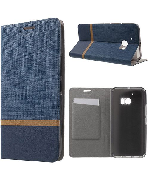 HTC 10 Hoesje Design Flip Case Blauw afbeelding 1