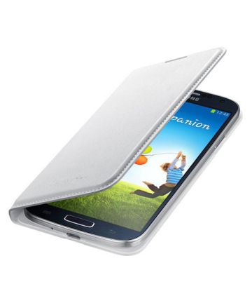 Originele Samsung Galaxy S4 Flip Wallet Case - Wit Hoesjes