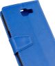 LG K4 Flip Wallet Hoesje Blauw