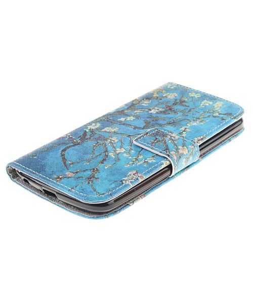 LG K10 Portemonnee Flip Hoesje Print Tree afbeelding 4