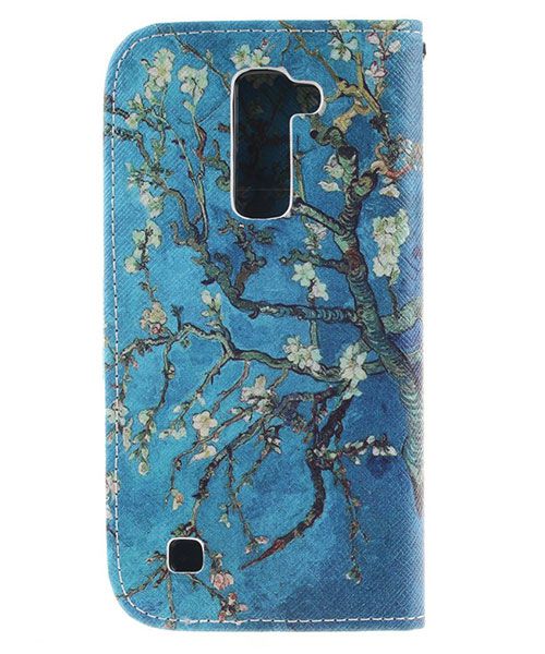 LG K10 Portemonnee Flip Hoesje Print Tree afbeelding 5