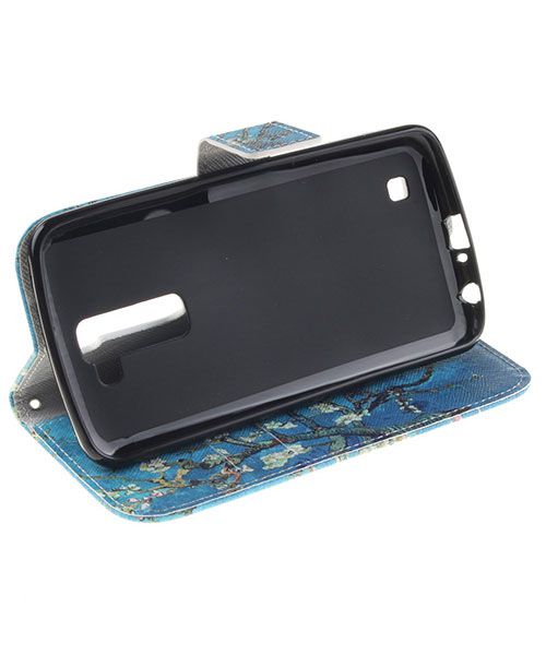 LG K10 Portemonnee Flip Hoesje Print Tree afbeelding 8