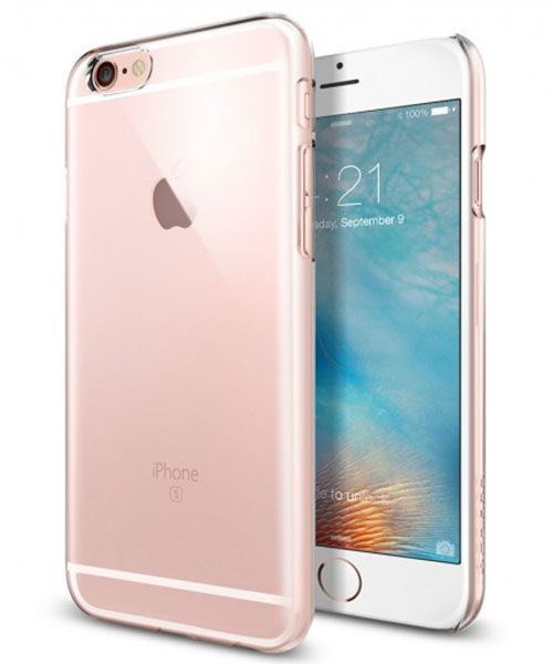 Spigen Thin Fit Hoesje Apple iPhone 6S Transparant afbeelding 1