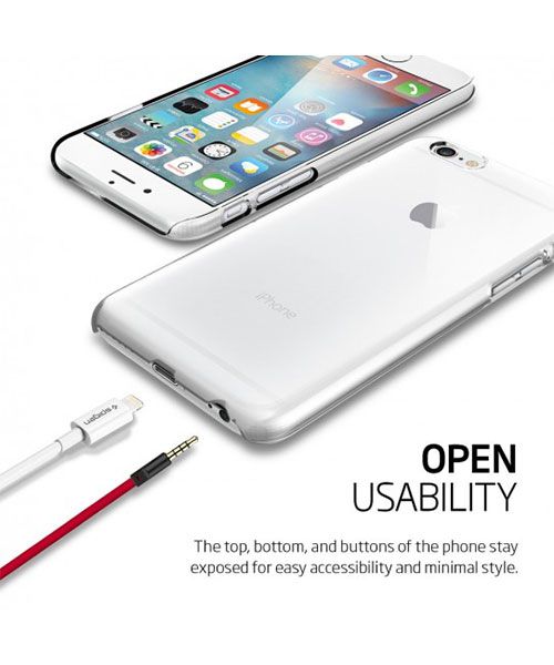 Spigen Thin Fit Hoesje Apple iPhone 6S Transparant afbeelding 5