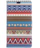 LG K4 Wallet Case Tribal Pattern Print