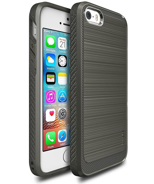 Ringke Onyx Hoesje Apple iPhone SE Grijs afbeelding 1