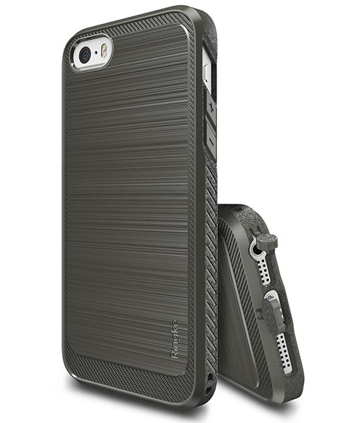 Ringke Onyx Hoesje Apple iPhone SE Grijs afbeelding 2