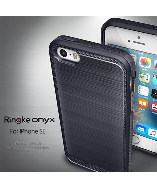 Ringke Onyx Hoesje Apple iPhone SE Grijs afbeelding 3