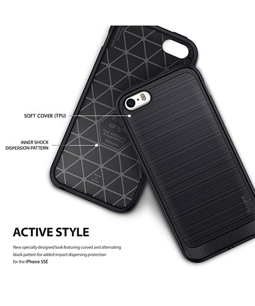 Ringke Onyx Hoesje Apple iPhone SE Grijs afbeelding 4