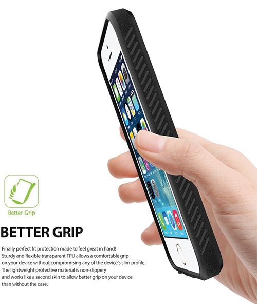 Ringke Onyx Hoesje Apple iPhone SE Grijs afbeelding 6