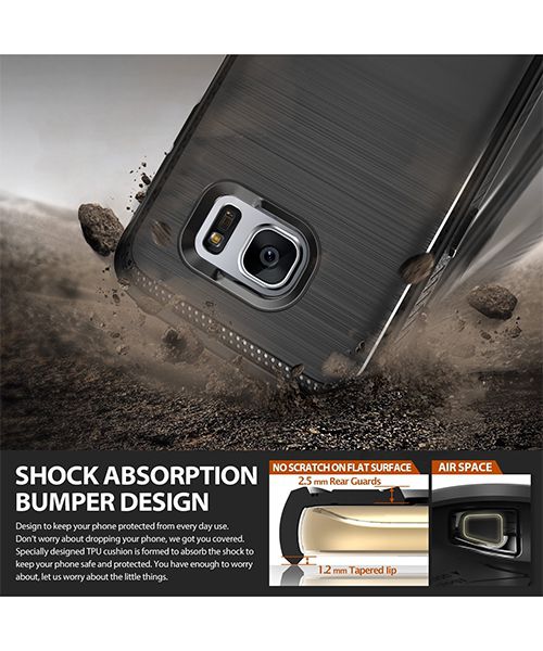 Ringke Onyx hoesje Samsung Galaxy S7 Mist Grey afbeelding 8